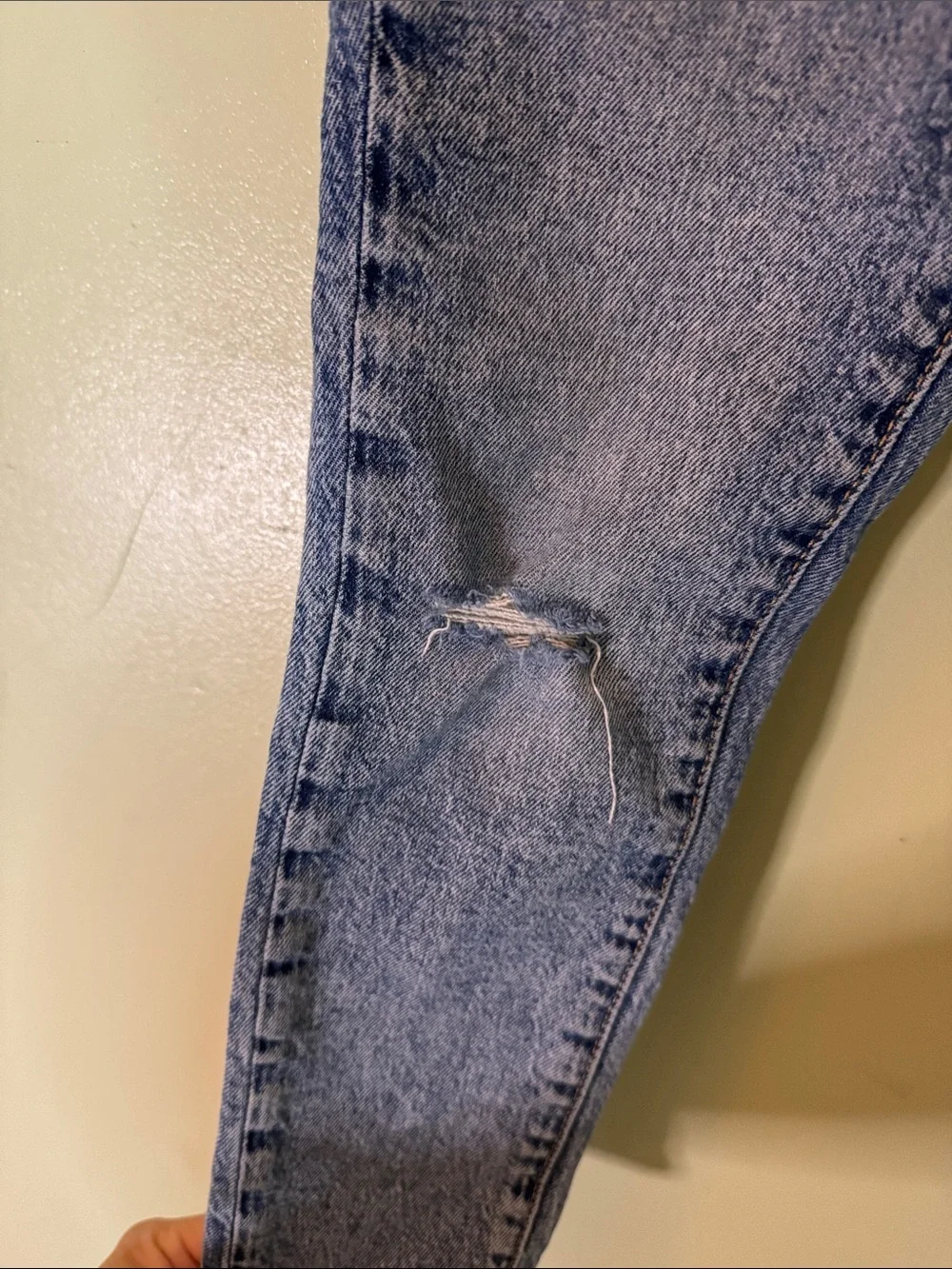 GAP Light Wash Skinny Paperbag Waist Jeans - Blue